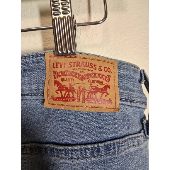 VTG Levi's Strauss 311 Shaping Skinny Denim Blue Jeans Women's Size 16W AL1 - Picture 7 of 9